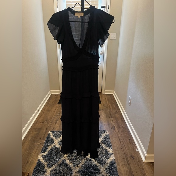 Pinch navy Ruffled Maxi Dress - Picture 2 of 7